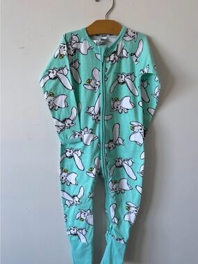 Bonds Mint Green Dumbo Zip-Front Sleep Suit